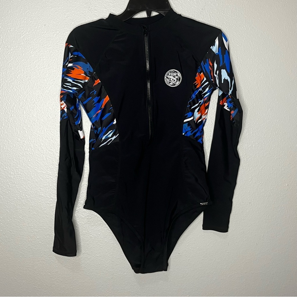 Axesea Rash Guard Long Sleeve‎ One Piece Swimsuit 8 Full Coverage UV50+ Padded